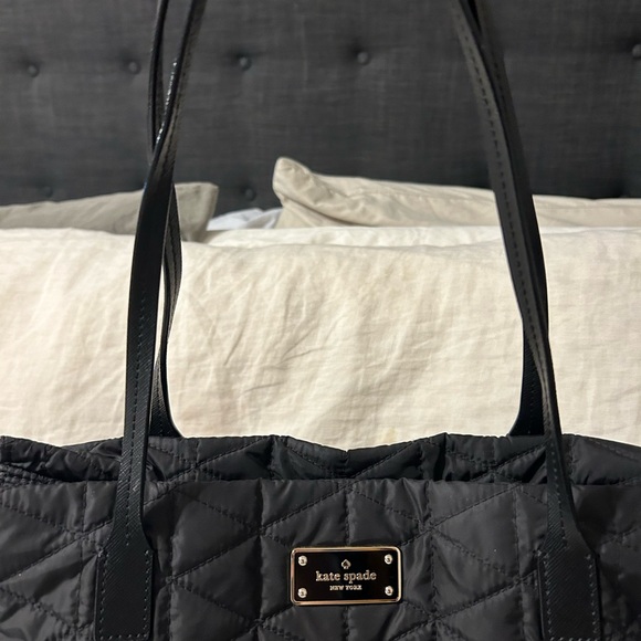 Kate spade quilted tote bag with zipper - Picture 4 of 6